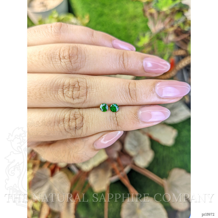 0.49 Ct.Tw. Tsavorite Garnet Pair from Madagascar