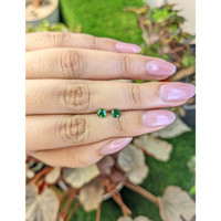0.53&nbsp;Ct.Tw.Total Carat Weight Tsavorite Garnet Pair from Madagascar Life Style