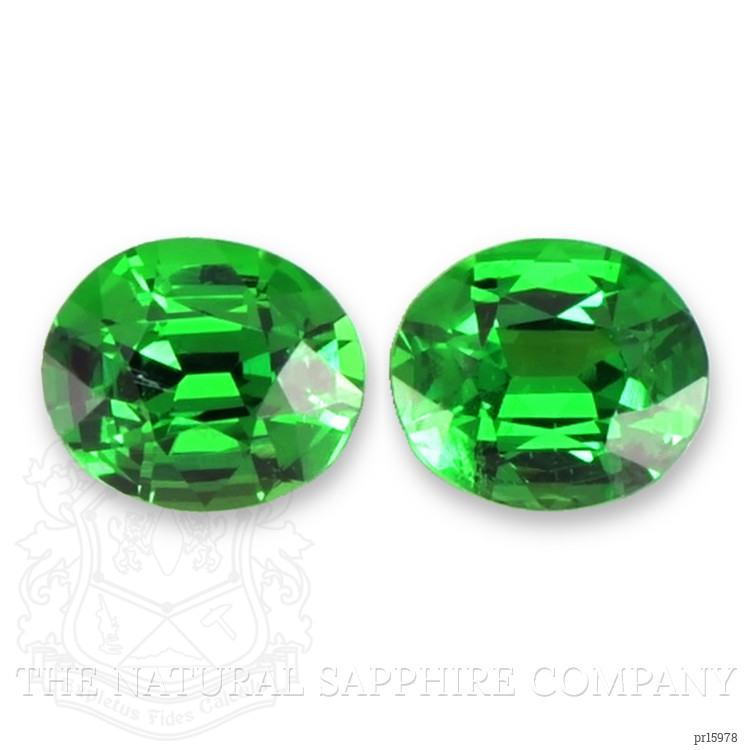 1.16 Ct.Tw. Tsavorite Garnet Pair from Tanzania