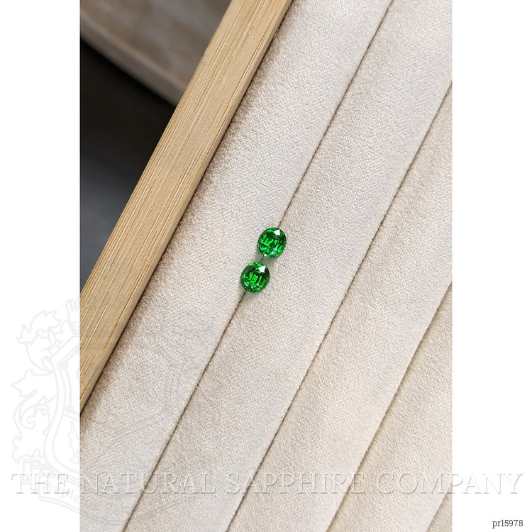 1.16 Ct.Tw. Tsavorite Garnet Pair from Tanzania