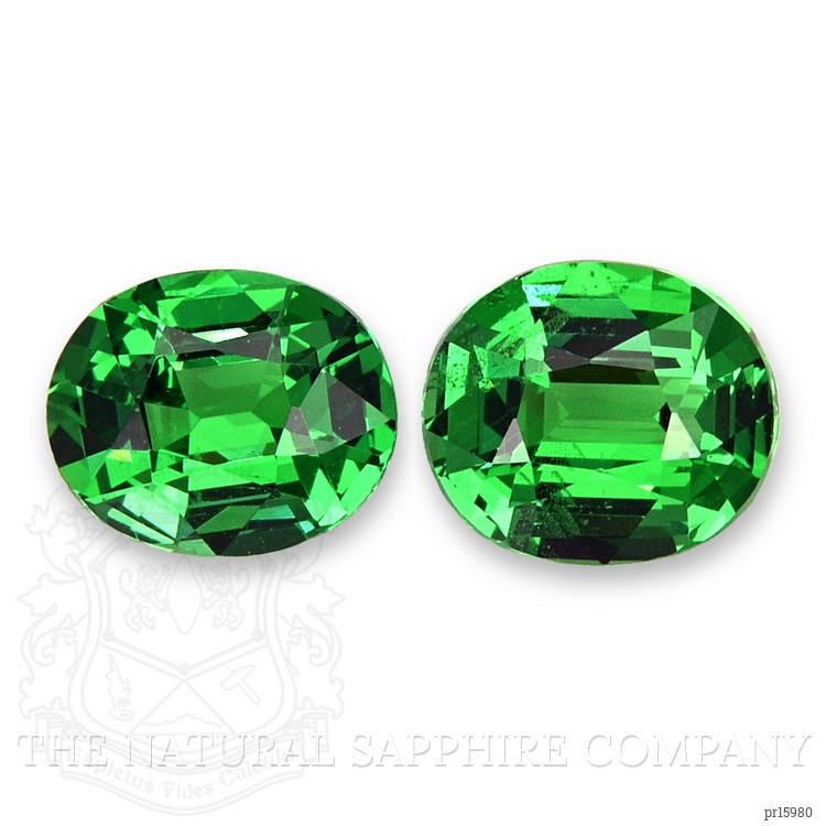 1.18 Ct.Tw. Tsavorite Garnet Pair from Tanzania