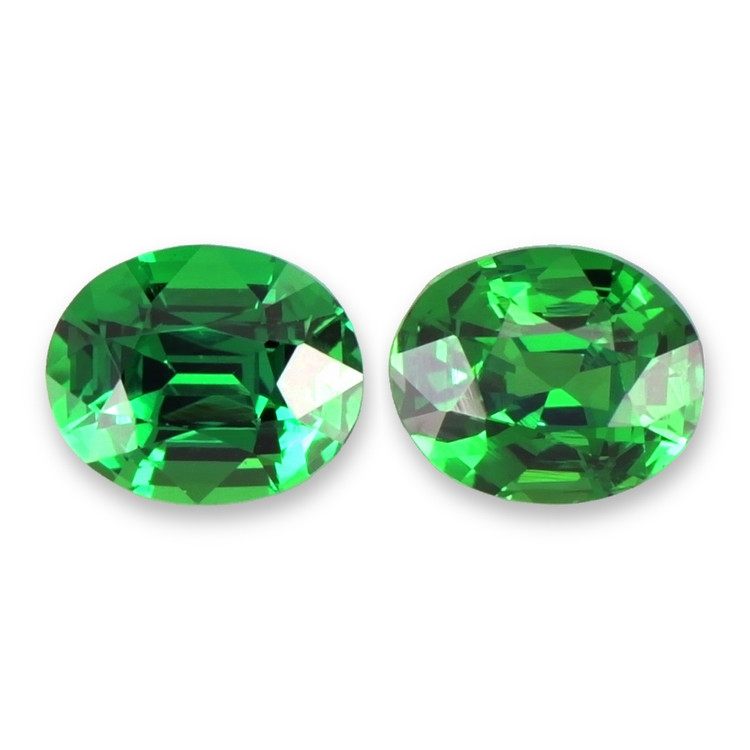 1.25 Ct.Tw. Tsavorite Garnet Pair from Tanzania