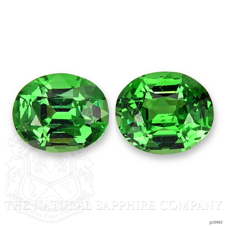1.26 Ct.Tw. Tsavorite Garnet Pair from Tanzania