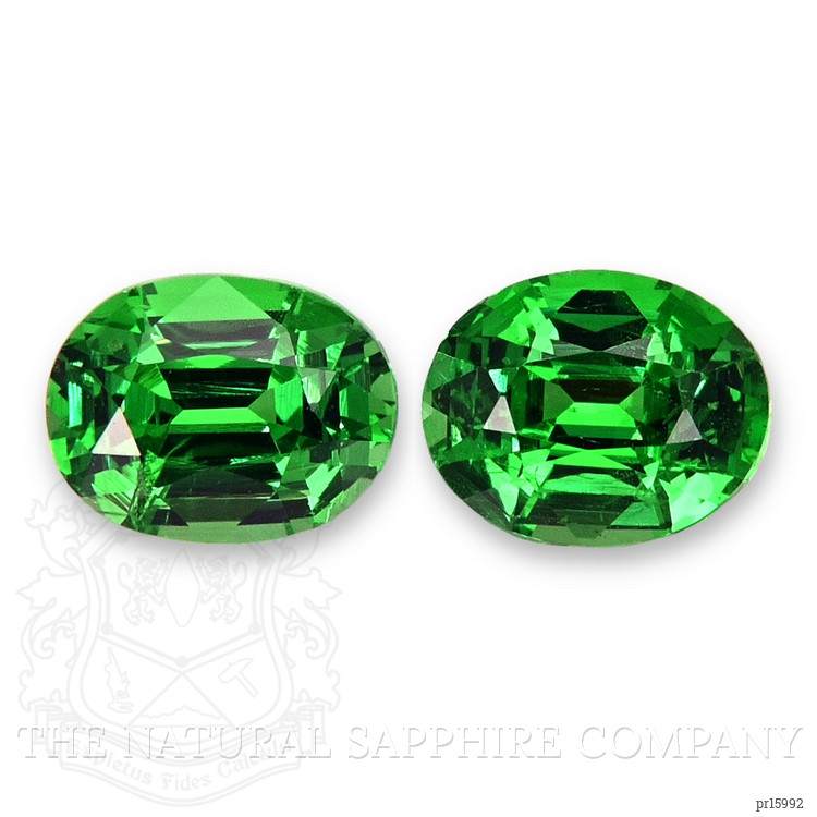 1.35 Ct.Tw. Tsavorite Garnet Pair from Tanzania