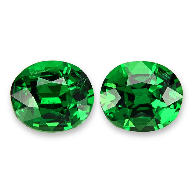 1.45 Ct.Tw. Tsavorite Garnet Pair from Tanzania
