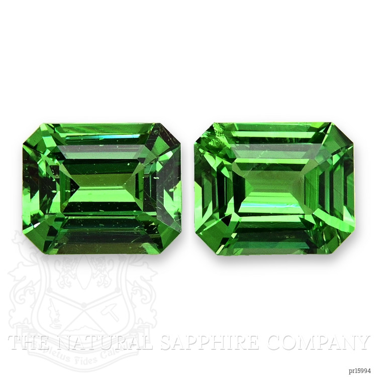 1.19 Ct.Tw. Tsavorite Garnet Pair from Tanzania