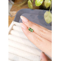 1.19&nbsp;Ct.Tw.Total Carat Weight Tsavorite Garnet Pair from Tanzania Life Style