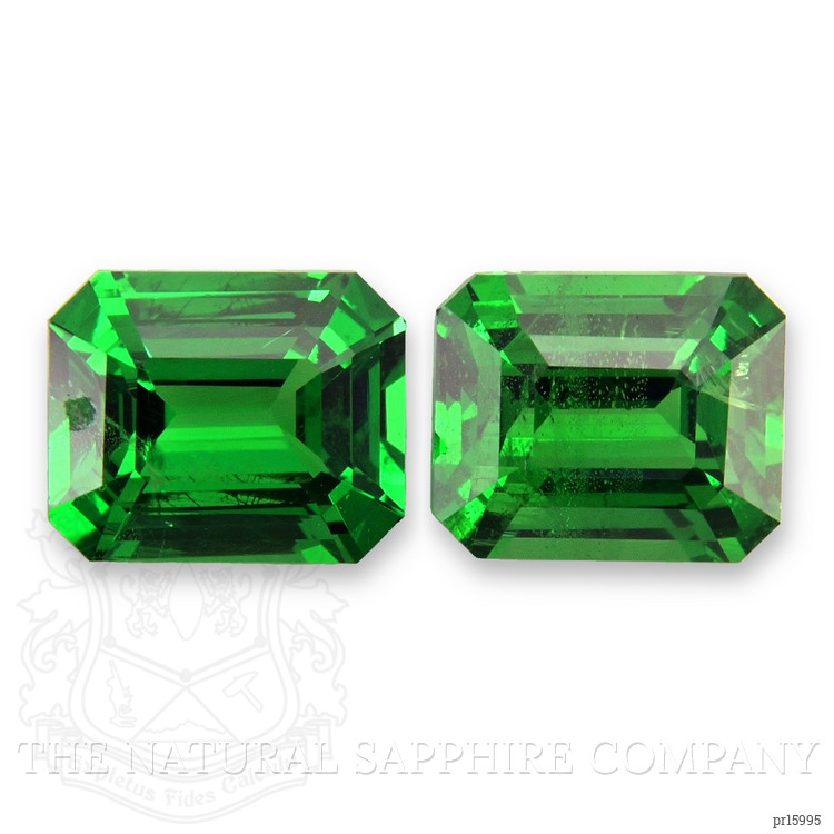 1.41 Ct.Tw. Tsavorite Garnet Pair from Tanzania