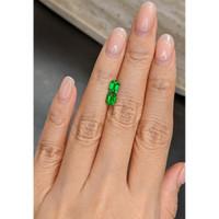 1.41 Ct.Tw.Total Carat Weight Tsavorite Garnet Pair from Tanzania Life Style