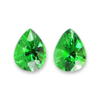 1.14 Ct.Tw.Total Carat Weight Tsavorite Garnet Pair from Tanzania Video