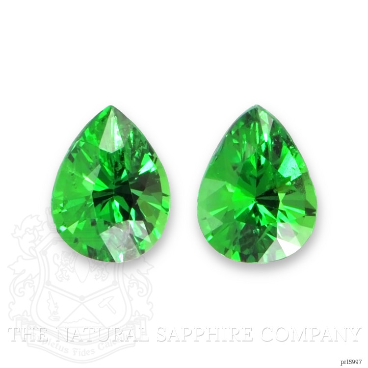 1.14 Ct.Tw. Tsavorite Garnet Pair from Tanzania