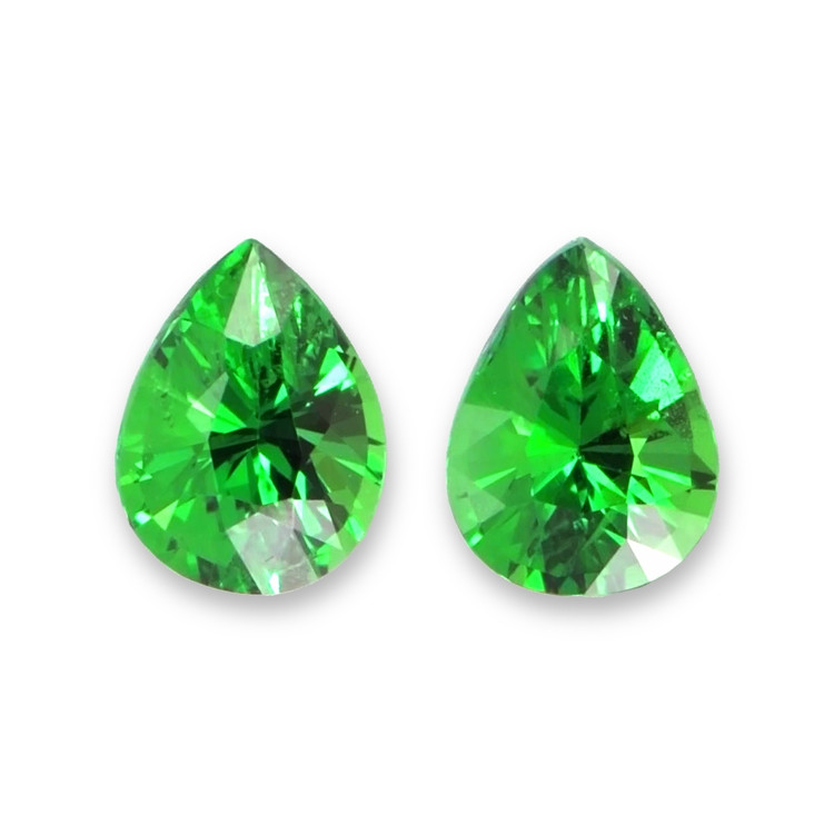 1.14 Ct.Tw. Tsavorite Garnet Pair from Tanzania
