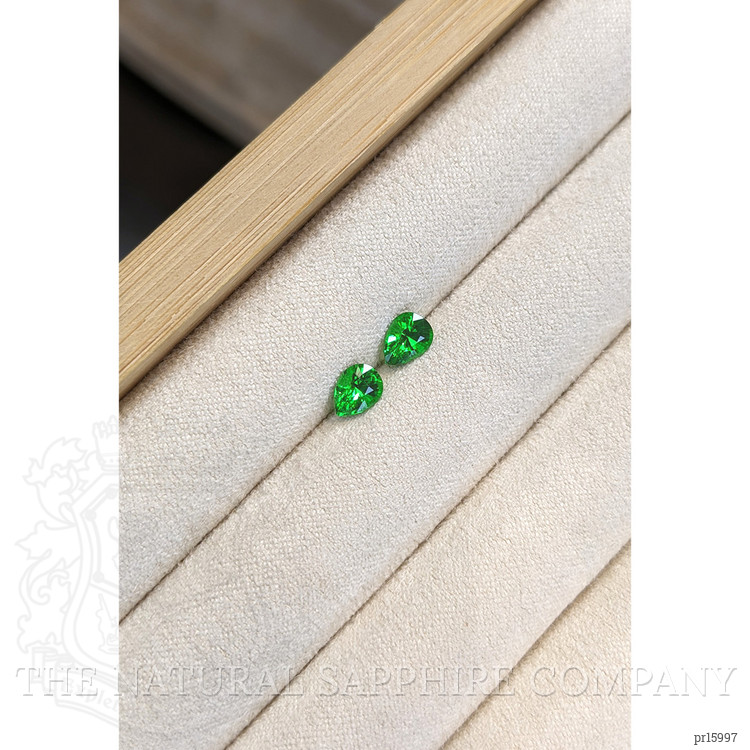 1.14 Ct.Tw. Tsavorite Garnet Pair from Tanzania