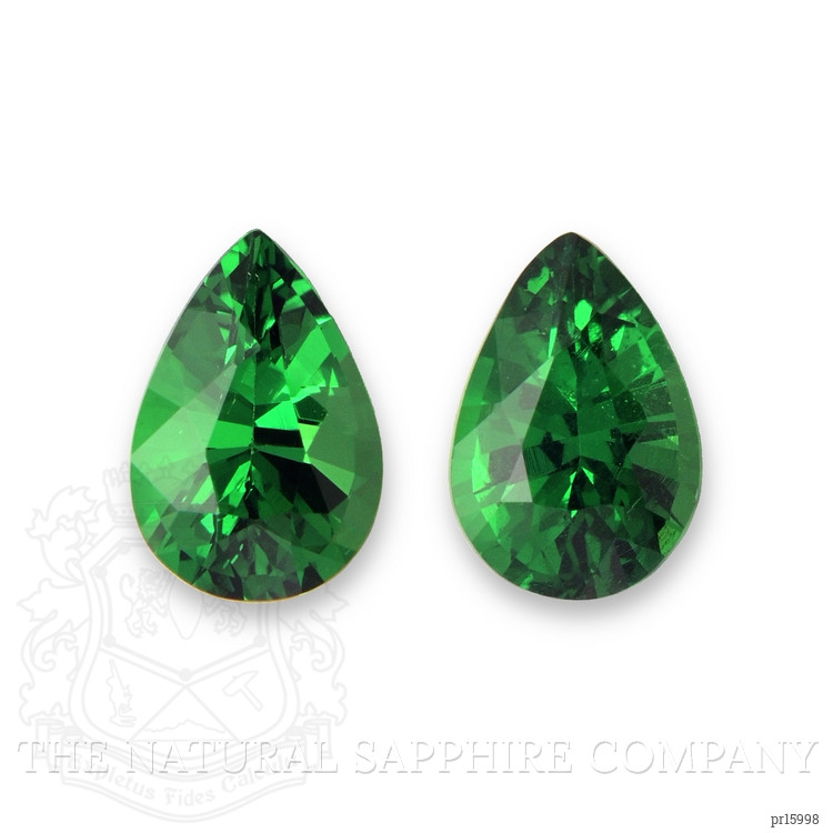 1.45 Ct.Tw. Tsavorite Garnet Pair from Tanzania