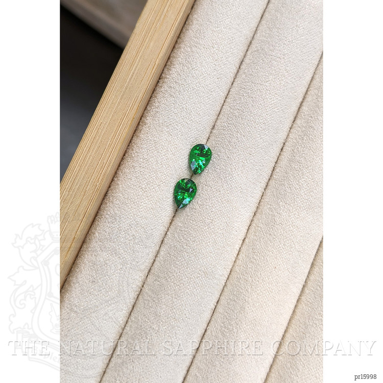 1.45 Ct.Tw. Tsavorite Garnet Pair from Tanzania