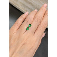 1.45&nbsp;Ct.Tw.Total Carat Weight Tsavorite Garnet Pair from Tanzania Life Style