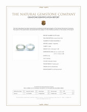 25.22&nbsp;Ct.Tw.Total Carat Weight Yellowish Green Jade Pair from Burma (Myanmar) Scan Report