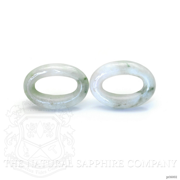 25.22 Ct.Tw. Yellowish Green Jade Pair from Burma (Myanmar)