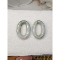 25.22&nbsp;Ct.Tw.Total Carat Weight Yellowish Green Jade Pair from Burma (Myanmar) Life Style