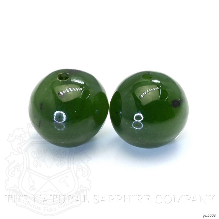 25.52 Ct.Tw. Green Jade Pair from Burma (Myanmar)