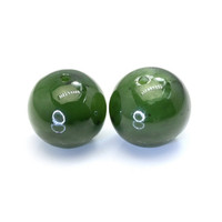 26.35 Ct.Tw.Total Carat Weight Green Jade Pair from China Video
