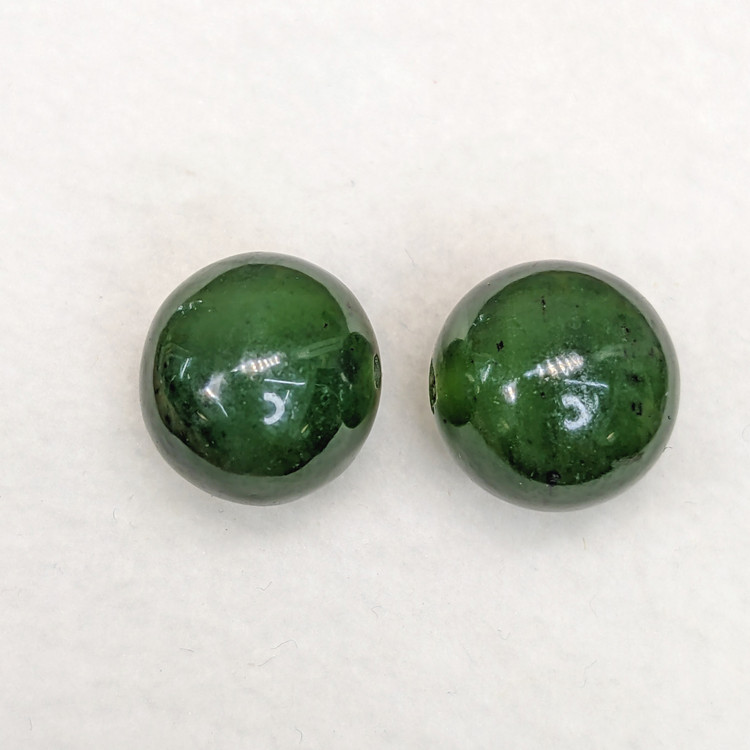 26.35 Ct.Tw. Green Jade Pair from China