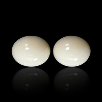 7.03 Ct.Tw. Oval Coral Pair