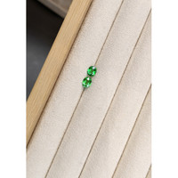 0.99 Ct.Tw.Total Carat Weight Tsavorite Garnet Pair from Tanzania Life Style