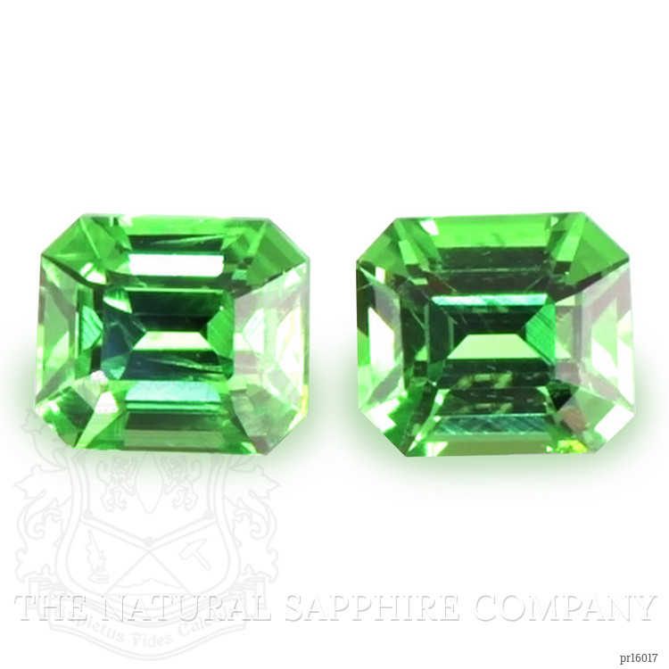 1.00 Ct.Tw. Tsavorite Garnet Pair from Tanzania