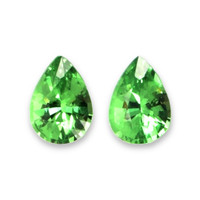 0.95 Ct.Tw.Total Carat Weight Tsavorite Garnet Pair from Tanzania Video