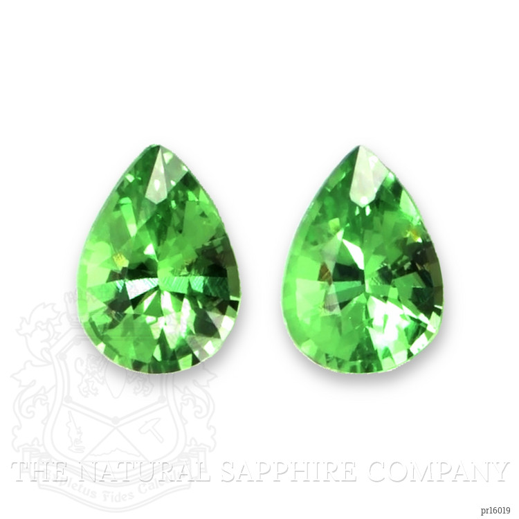 0.95 Ct.Tw. Tsavorite Garnet Pair from Tanzania
