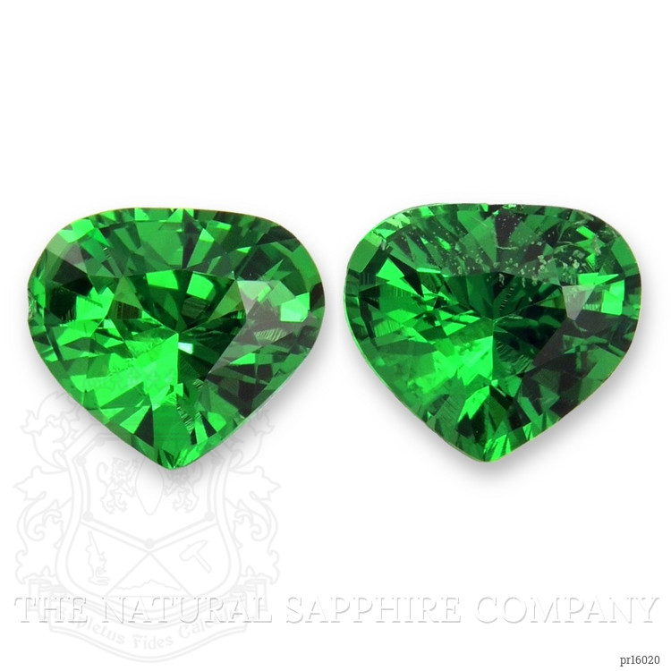 1.01 Ct.Tw. Tsavorite Garnet Pair from Tanzania