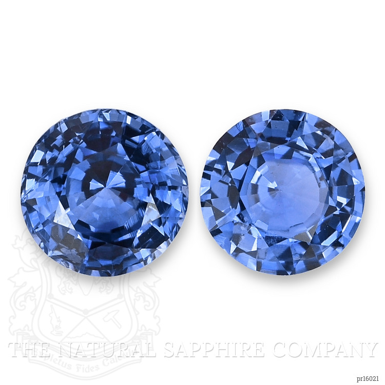 3.14 Ct.Tw. Blue Sapphire Pair from Ceylon (Sri Lanka)