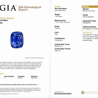 3.04 Ct.Tw.Total Carat Weight Blue Sapphire Pair from Madagascar Pdf