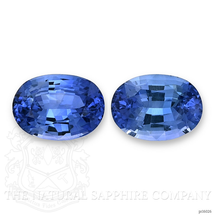 2.72 Ct.Tw. Blue Sapphire Pair from Ceylon (Sri Lanka)