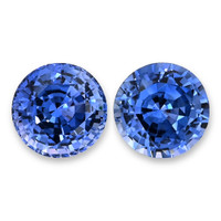 2.64&nbsp;Ct.Tw.Total Carat Weight Blue Sapphire Pair from Ceylon (Sri Lanka) Video