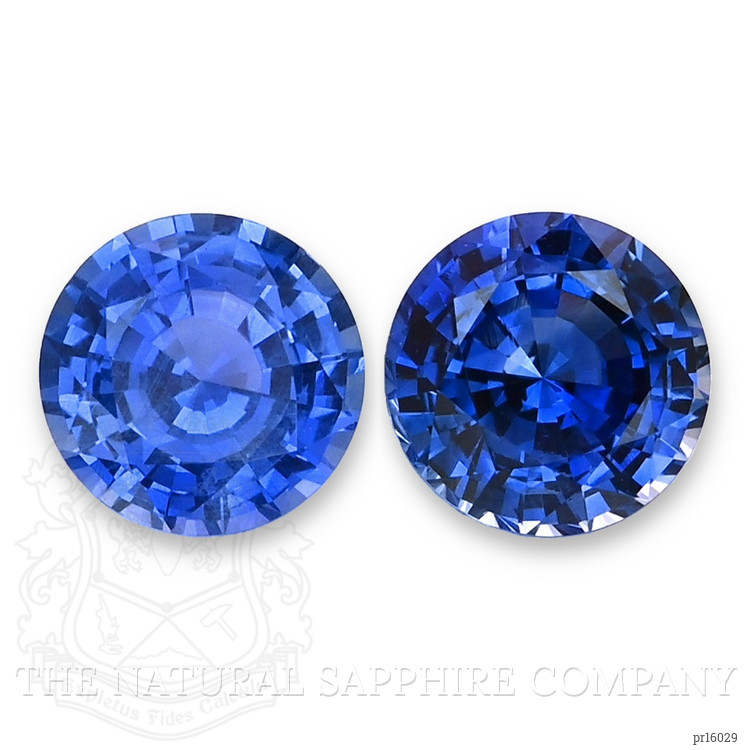 2.53 Ct.Tw. Blue Sapphire Pair from Ceylon (Sri Lanka)