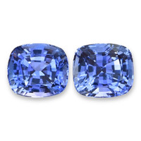 2.53&nbsp;Ct.Tw.Total Carat Weight Blue Sapphire Pair from Ceylon (Sri Lanka) Video