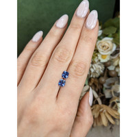 2.53&nbsp;Ct.Tw.Total Carat Weight Blue Sapphire Pair from Ceylon (Sri Lanka) Life Style