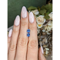 2.53&nbsp;Ct.Tw.Total Carat Weight Blue Sapphire Pair from Ceylon (Sri Lanka) Life Style