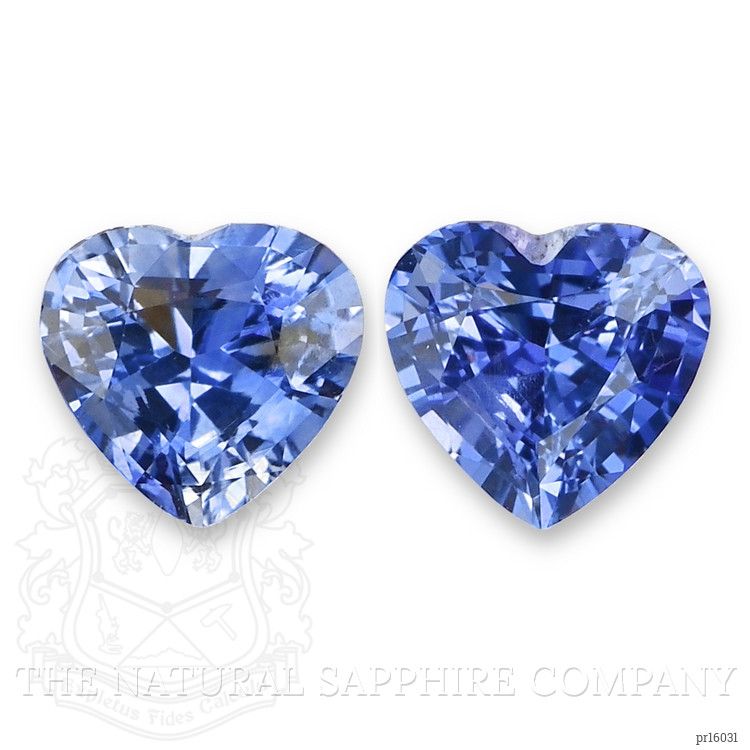 2.54 Ct.Tw. Blue Sapphire Pair from Ceylon (Sri Lanka)