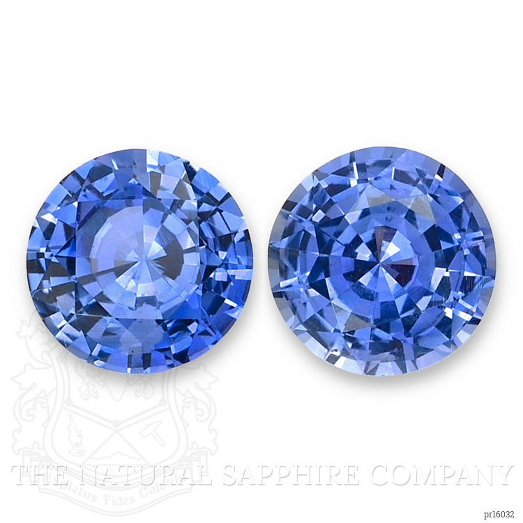 2.30 Ct.Tw. Blue Sapphire Pair from Ceylon (Sri Lanka)