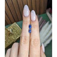 2.29&nbsp;Ct.Tw.Total Carat Weight Blue Sapphire Pair from Ceylon (Sri Lanka) Life Style