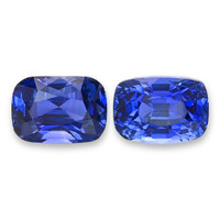2.05&nbsp;Ct.Tw.Total Carat Weight Blue Sapphire Pair from Ceylon (Sri Lanka) Video