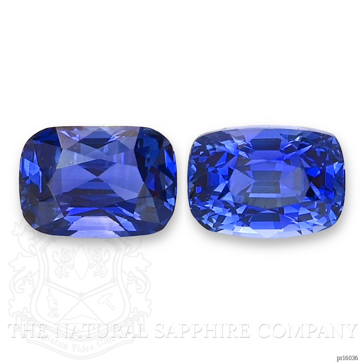 2.05 Ct.Tw. Blue Sapphire Pair from Ceylon (Sri Lanka)