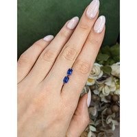 2.05&nbsp;Ct.Tw.Total Carat Weight Blue Sapphire Pair from Ceylon (Sri Lanka) Life Style