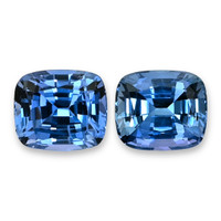 2.05&nbsp;Ct.Tw.Total Carat Weight Blue Sapphire Pair from Ceylon (Sri Lanka) Video