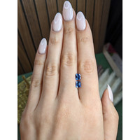 2.05&nbsp;Ct.Tw.Total Carat Weight Blue Sapphire Pair from Ceylon (Sri Lanka) Life Style
