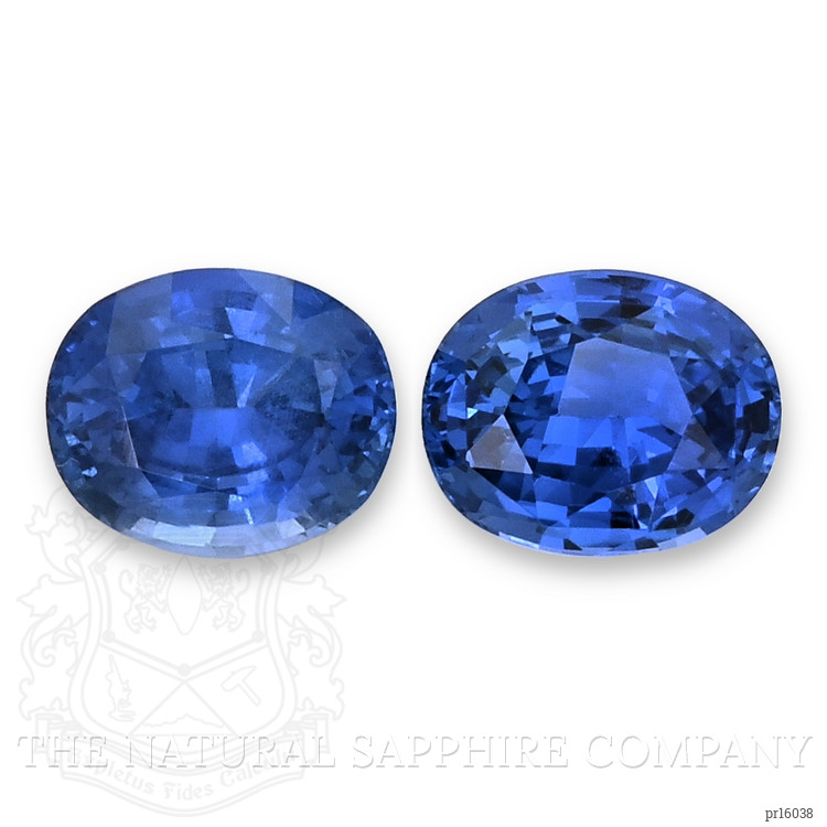 2.02 Ct.Tw. Blue Sapphire Pair from Ceylon (Sri Lanka)