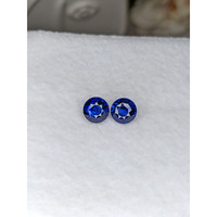 2.42&nbsp;Ct.Tw.Total Carat Weight Blue Sapphire Pair from Ceylon (Sri Lanka) Life Style